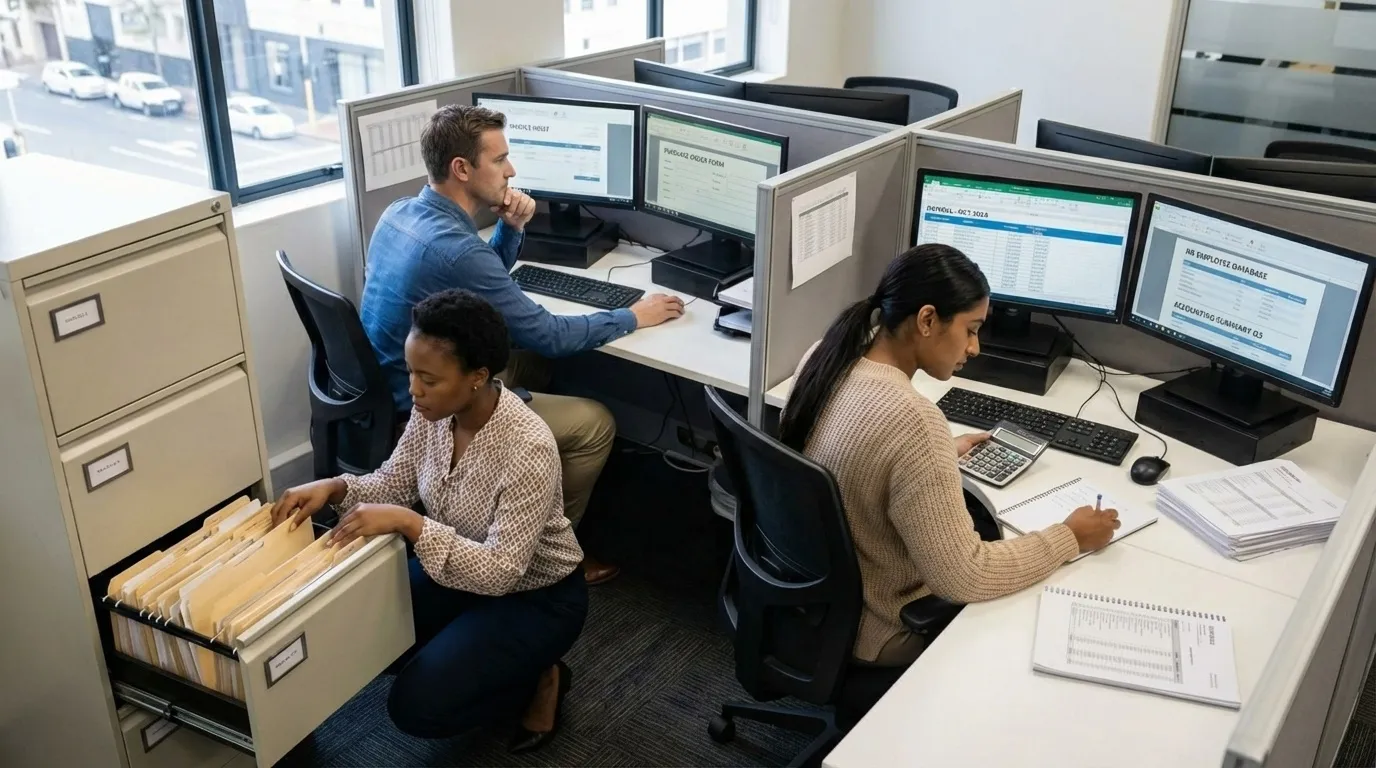 Back-office administration services workflow mapping